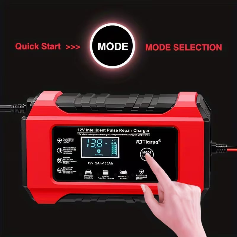 Cargador de Bateria de Pulsos 12V