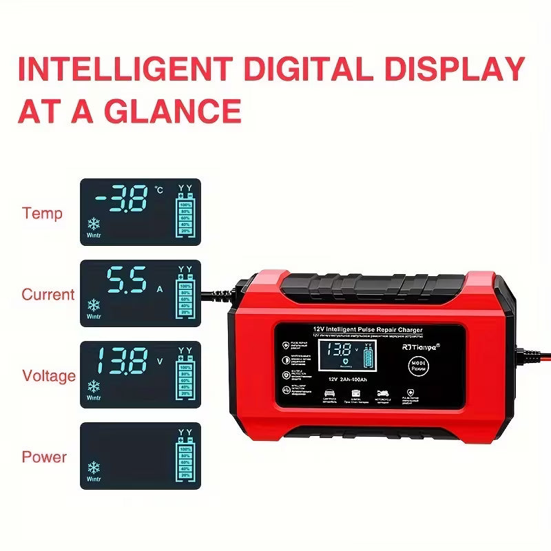 Cargador de Bateria de Pulsos 12V