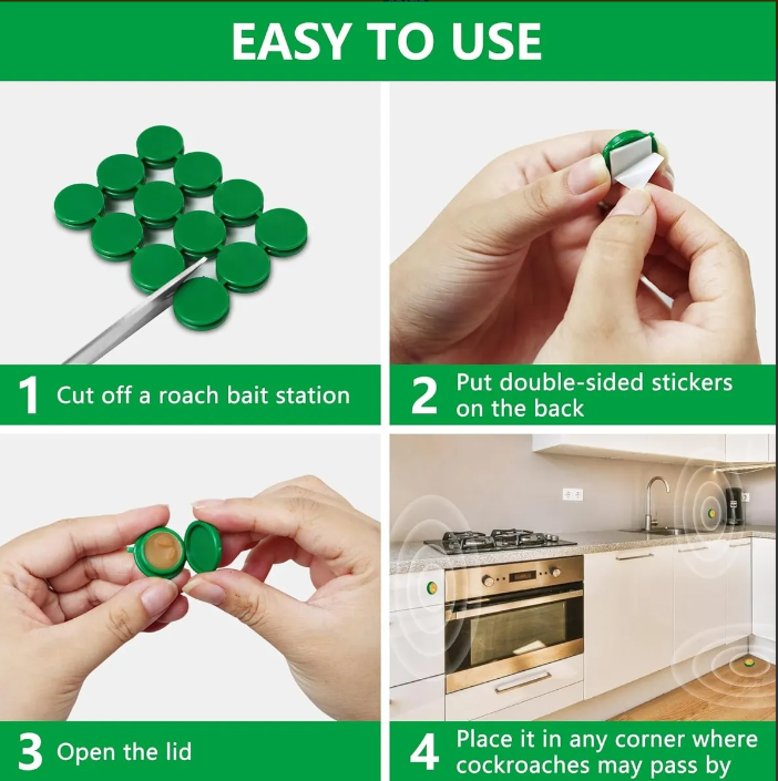 Repelente De Cucarachas 12 comprimidos