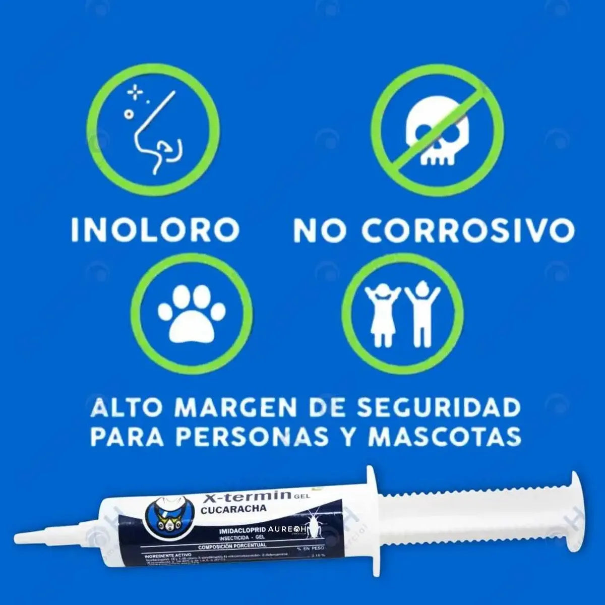 Cebo En Gel Veneno Mata Cucarachas 10gr