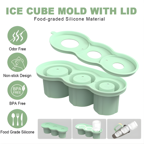 Bandeja Molde 3 Cubos de Hielo Stanley