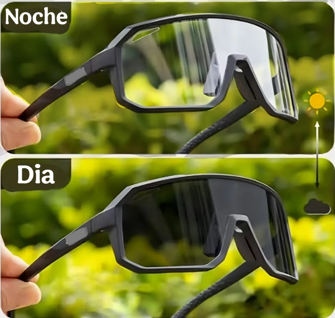 Lentes Gafas de Sol Fotocromaticos Biker