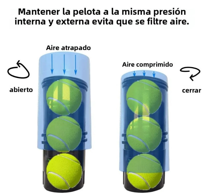 PRESURIZADOR DE PELOTAS DE TENNIS