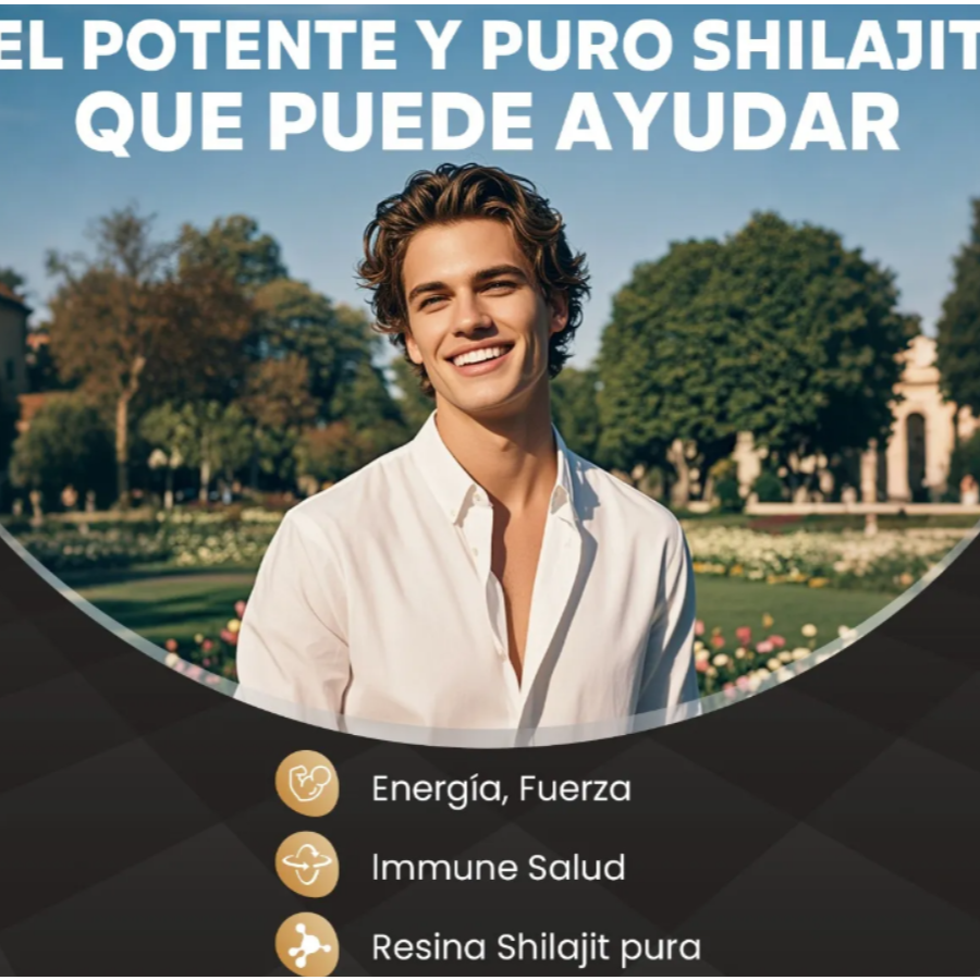 Suplemento Shilajit + Maca 100 capsulas